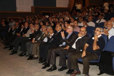 حسام حجاوي يلقي كلمة اتحاد الغرف التجارية في مؤتمر الاسبوعي الوطني لتعزيز فرص التشغيل 22/9/2013