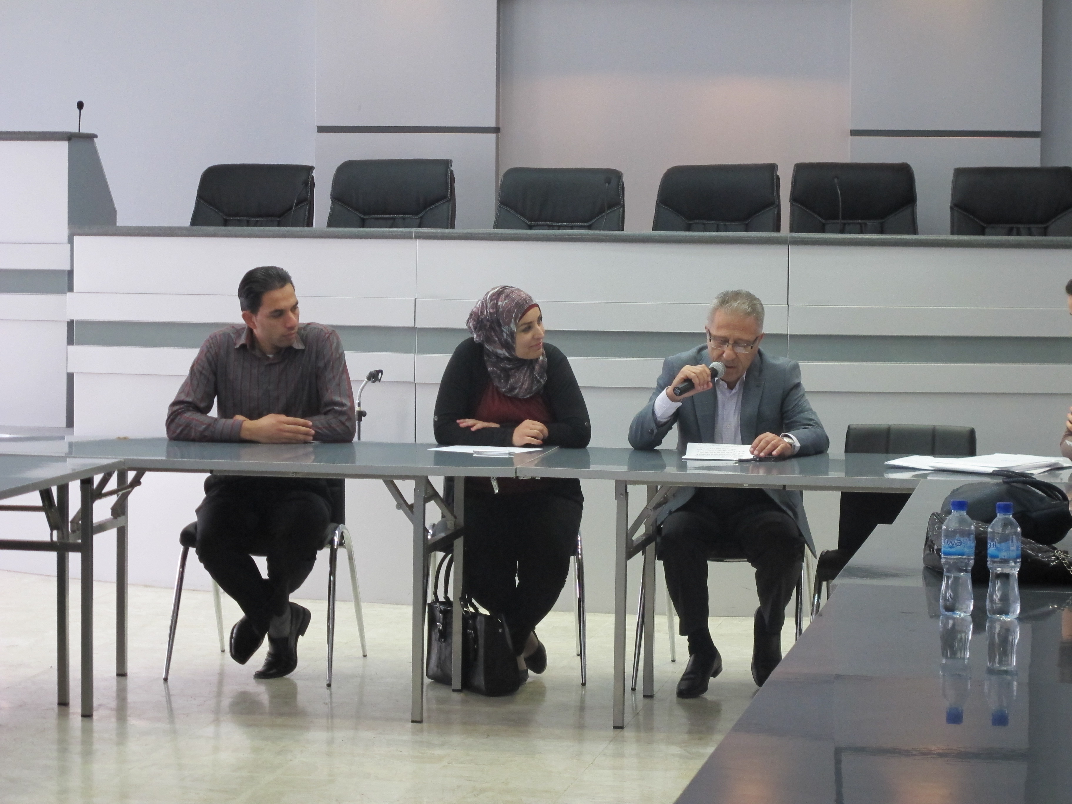 كلمة رئيس الغرفة حسام حجاوي في لقاء مع مؤسسة جهود 27/10/2013