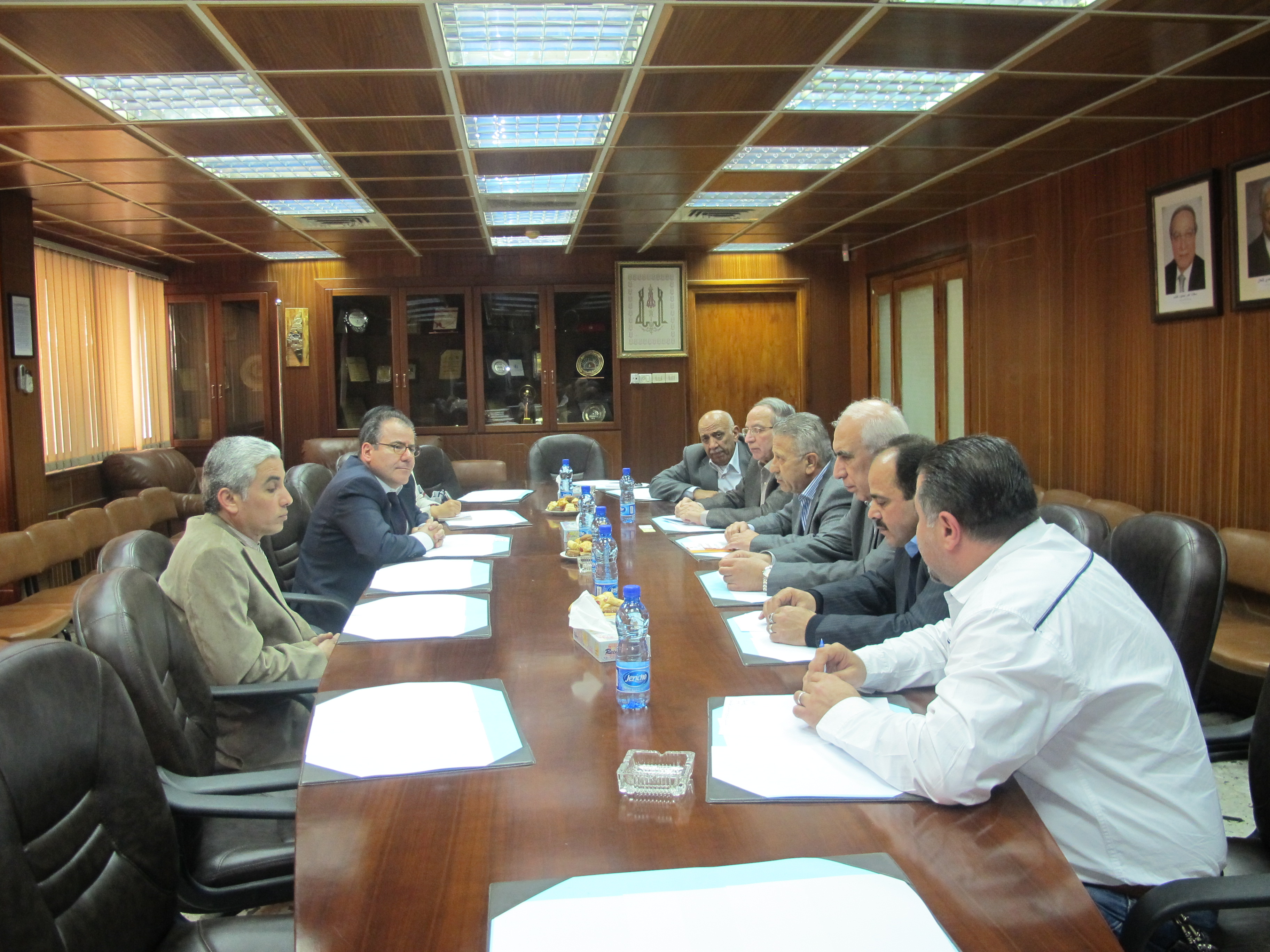 ممثل جمهورية قبرص يزور غرفة تجارة نابلس 6/3/2014