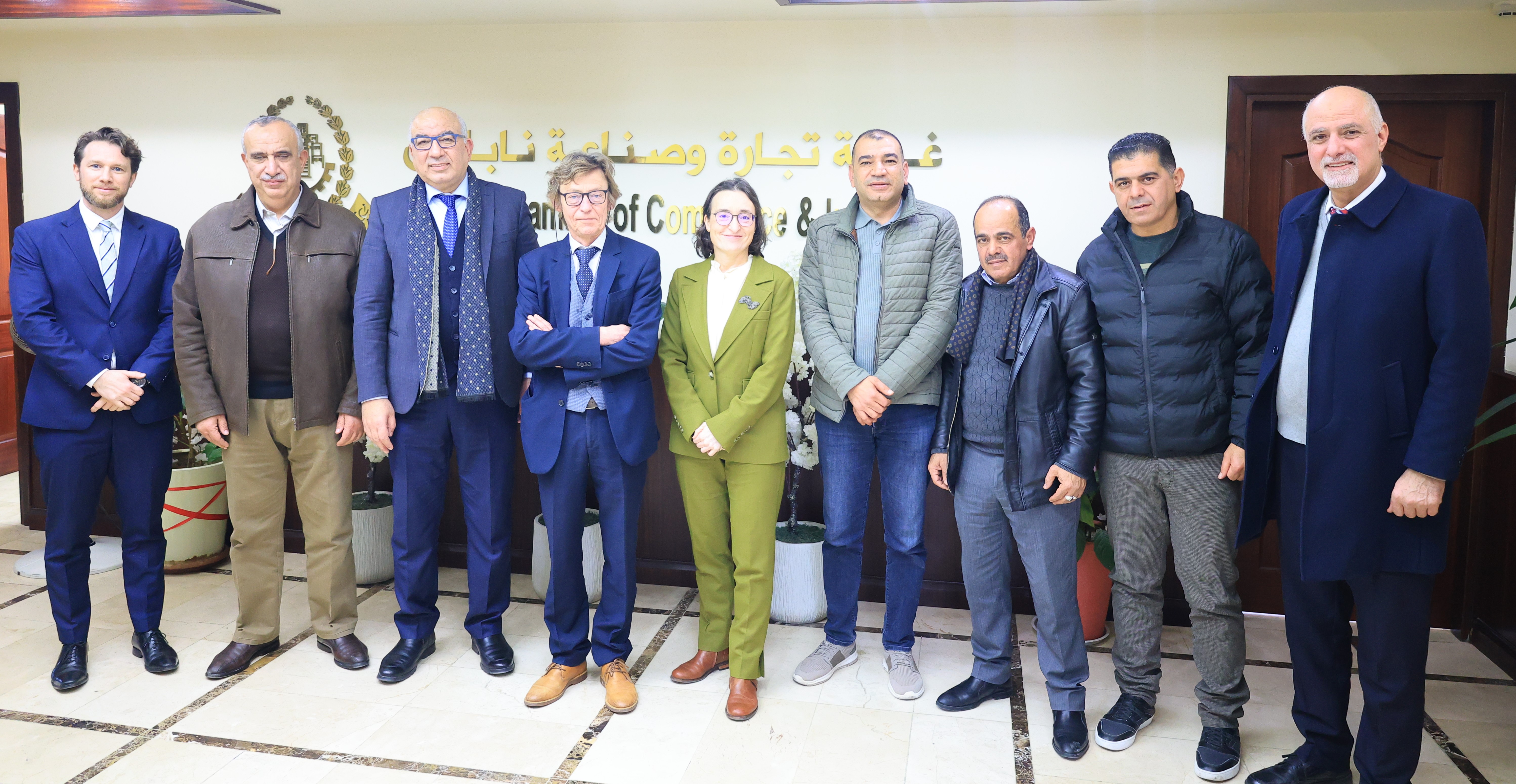مجلس ادارة الغرفة يبحث آفاق التعاون مع القنصل البلجيكي في فلسطين 8-1-2026