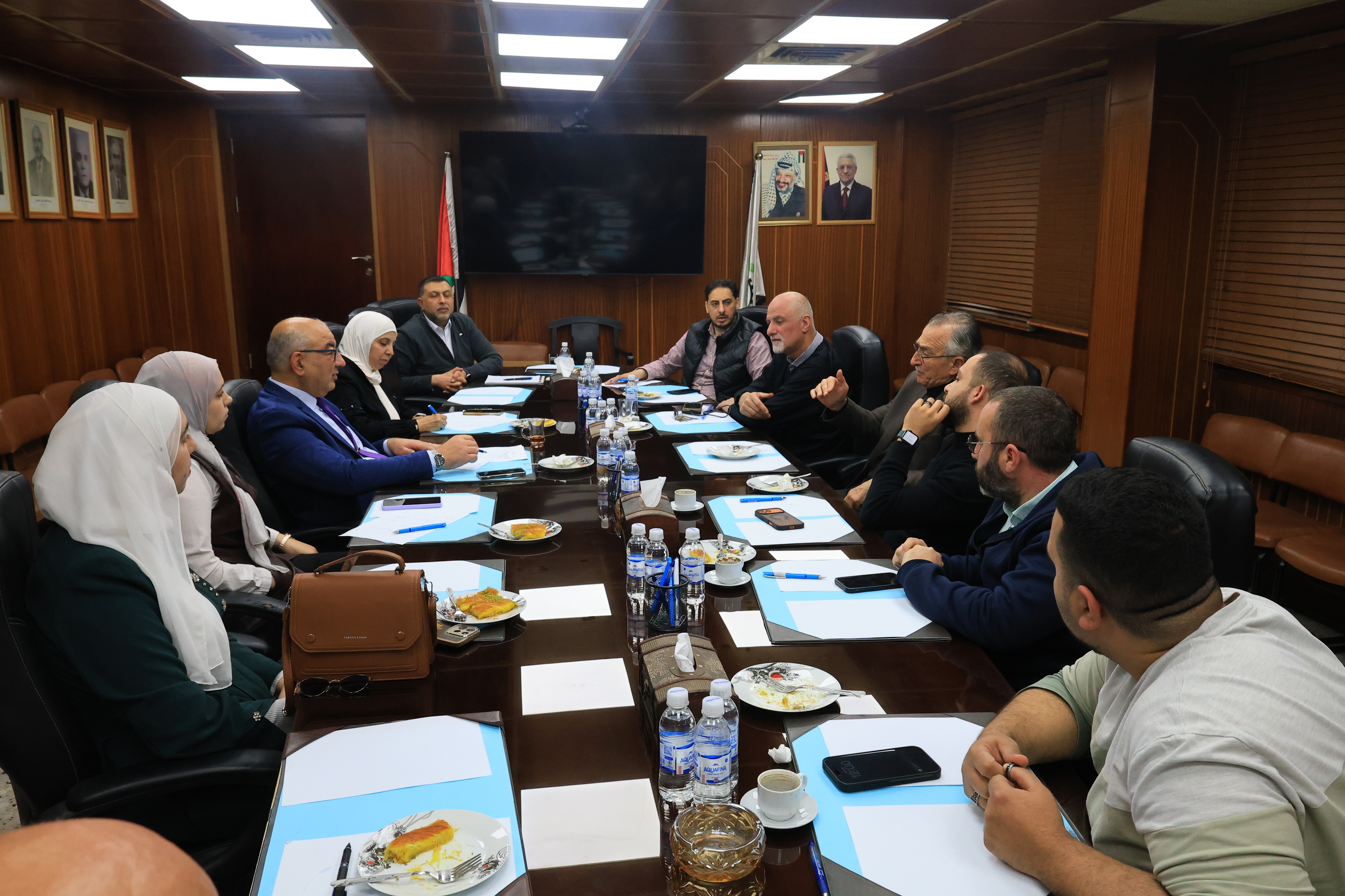 غرفة تجارة وصناعة نابلس تعقد اجتماع حول مشروع المؤشر الجغرافي للصابون النابلسي 6-5-2026